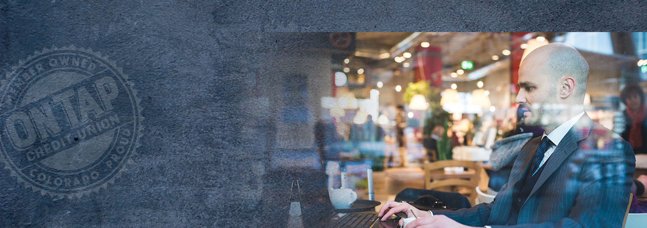 man working on computer