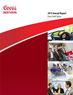 On Tap Credit Union's 2012 Annual Report Front Cover 