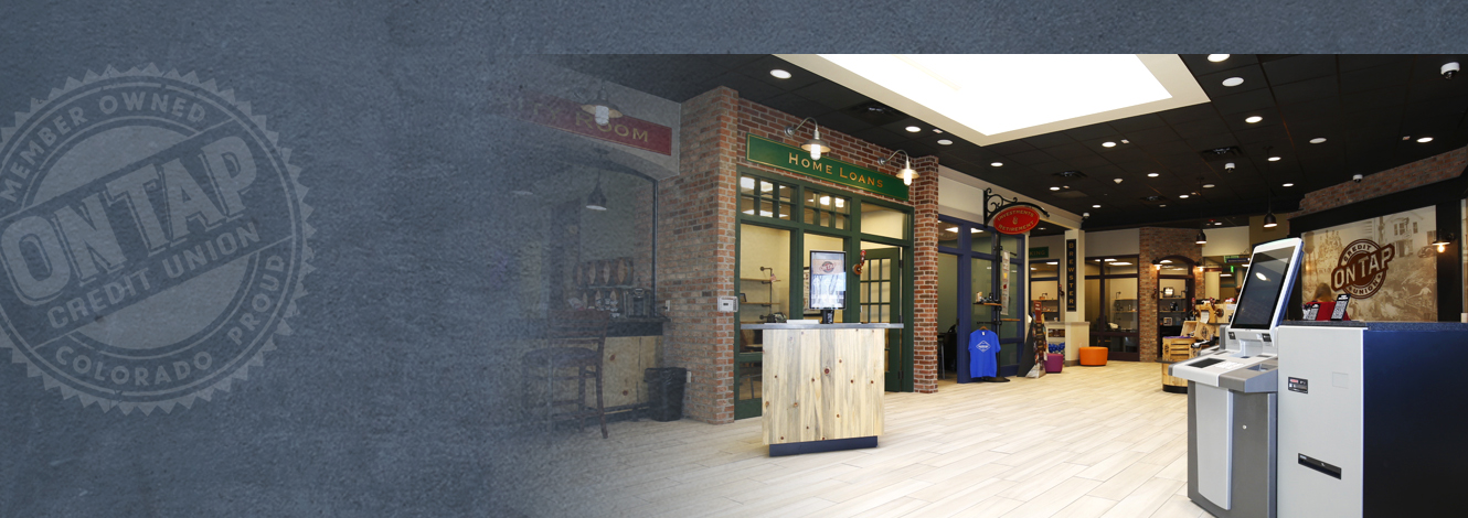 Interior photo of On Tap Credit Union location